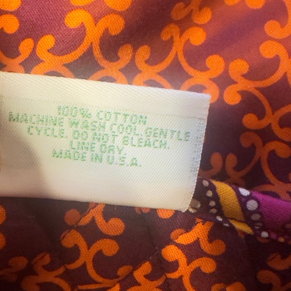 NWOT Vera Bradley Safari Sunset Tote 100% Cotton - Picture 7 of 7